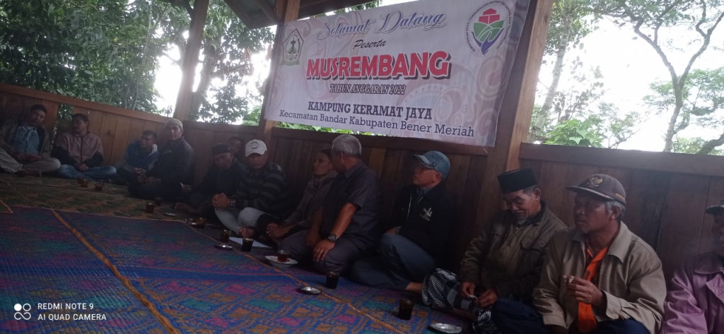 Musrembang Desa Tahun Anggaran 2024-2025 Bertepat Di bAlai Desan Kampung Keramat Jaya